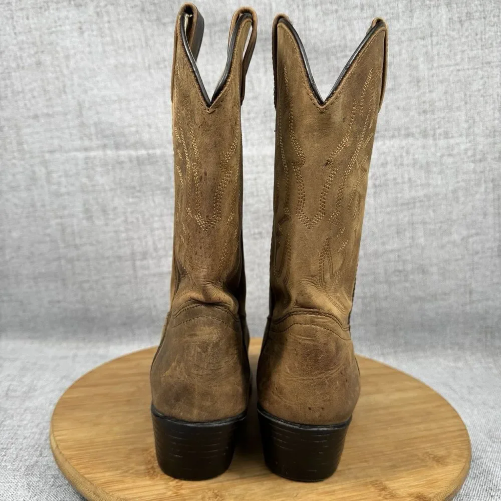 Smoky Mountain Cowboy Boots Size 4 D Leather Western
